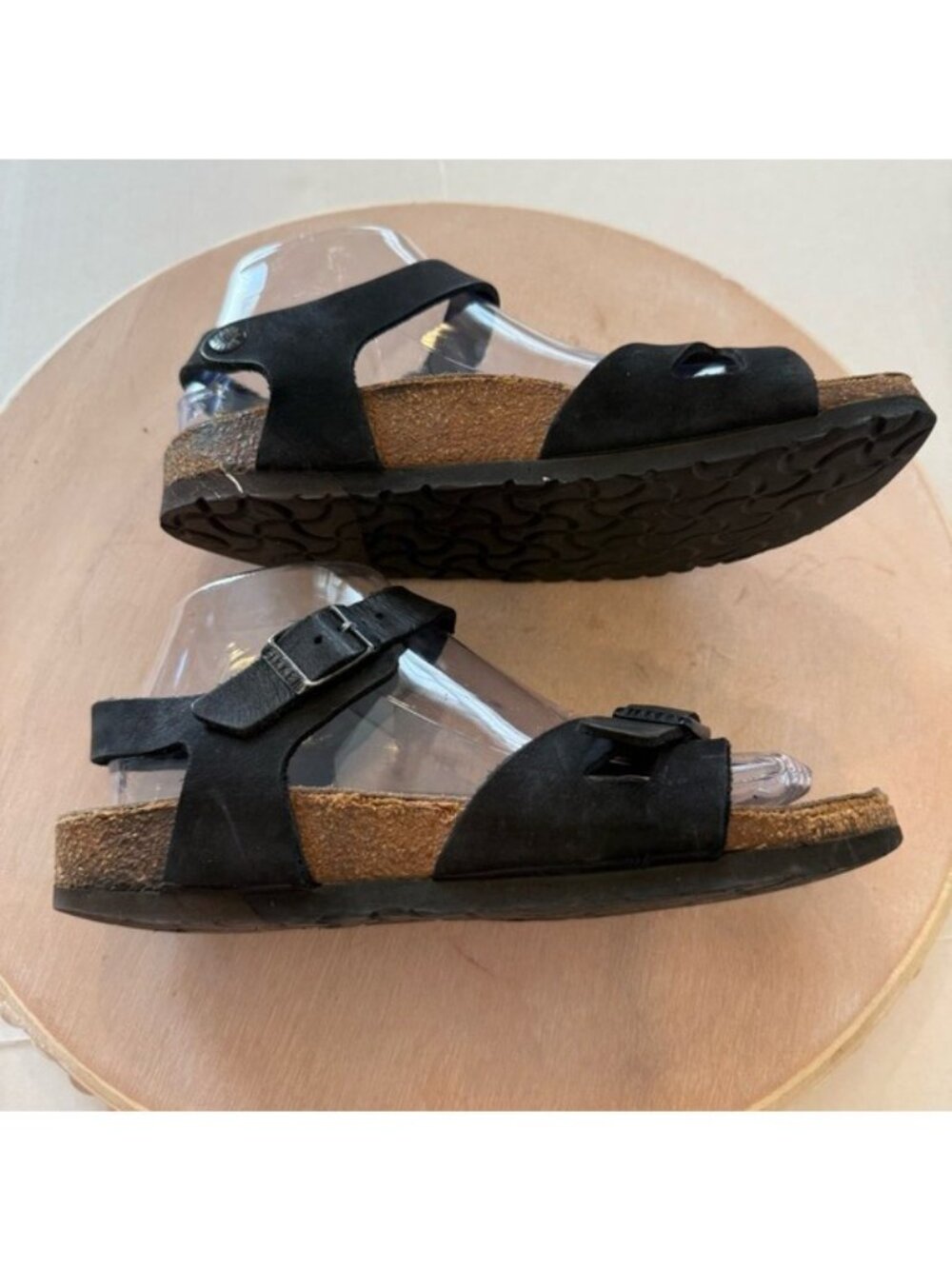 Birkenstock Womens Black BirkoFlor Rio Sandal Shoes Size 38/7/7.5 Comfort Boho - Picture 2 of 14